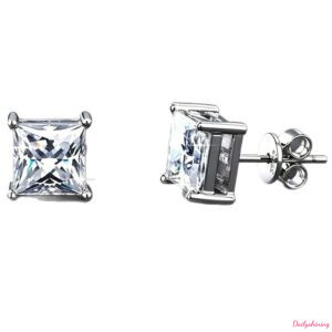 Men's Moissanite Earrings 1 ct / 2 ct S925 Hip-hop stud earrings